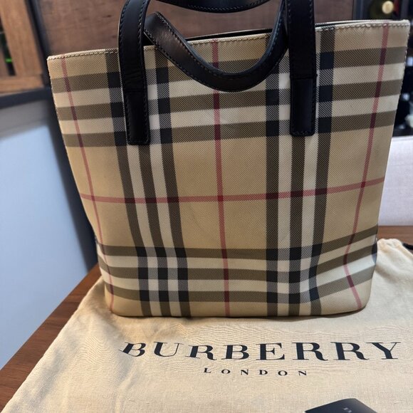 Burberry London Nova Check Top Handle Bag (Tote) - Tags Included - Picture 5 of 12